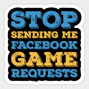 Facebook Requests Sticker